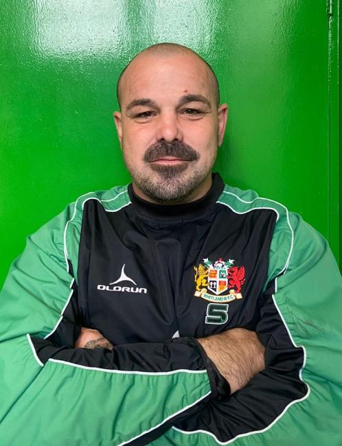 Marc Jones - scored only try for Whitland Marc Jones - scored only try for Whitland